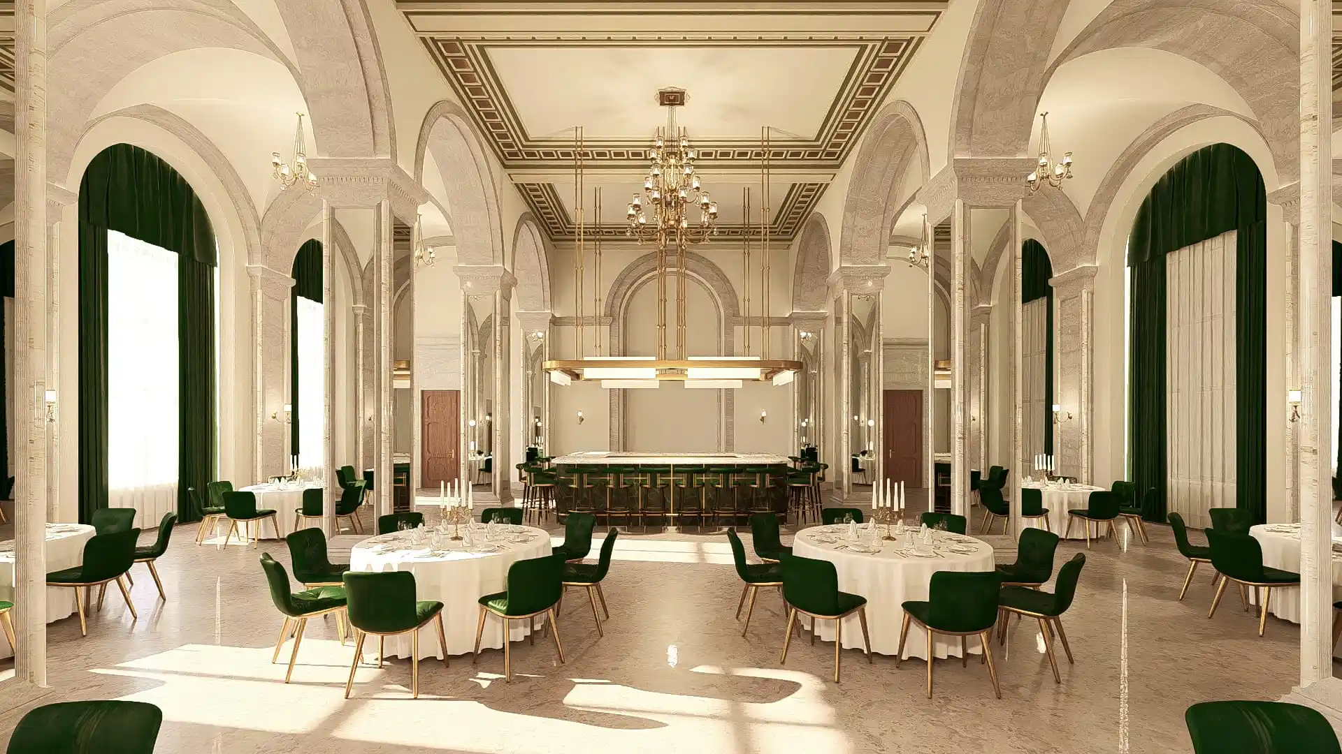 Sala de Marmura Marble Hall Ballroom nunti Salon Nunti Salon Evenimente